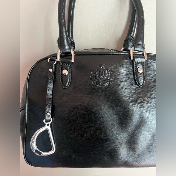 Lauren Ralph Lauren Black Satchel - Picture 9 of 12